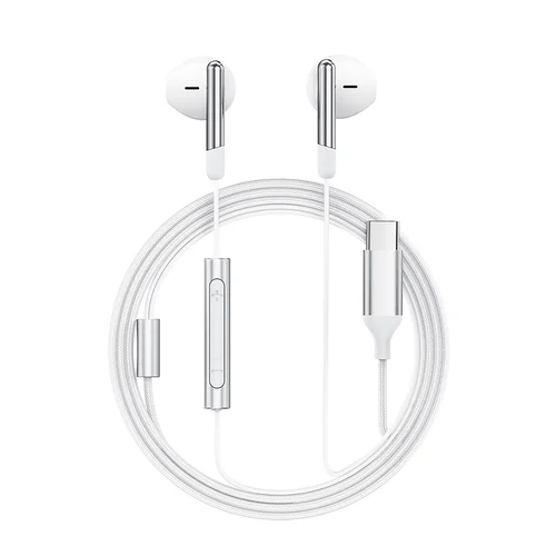 Acefast L3 laidinės USB-C ausinės, baltos image 1