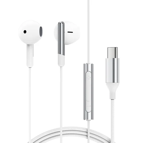 Acefast L3 laidinės USB-C ausinės, baltos image 3