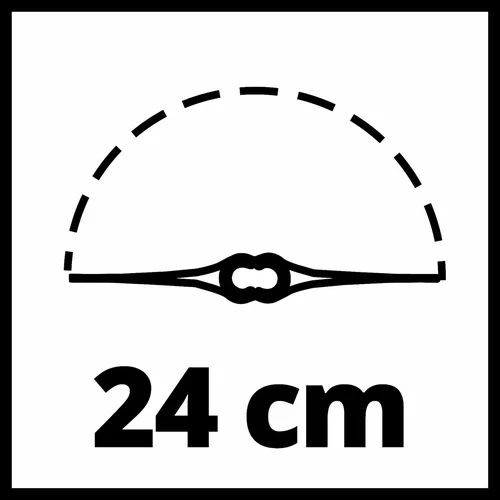Einhell GE-CT 18V 3411219 žolės trimeris 24 cm image 3