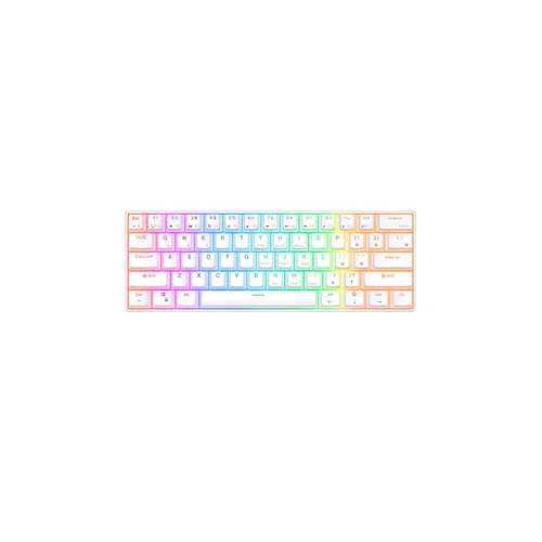 Royal Kludge RK61 RGB 61 klavišų mechaninė klaviatūra, balta image 1