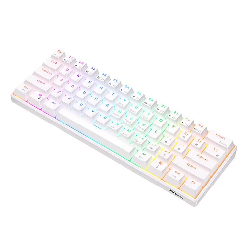 Royal Kludge RK61 RGB 61 klavišų mechaninė klaviatūra, balta image 3