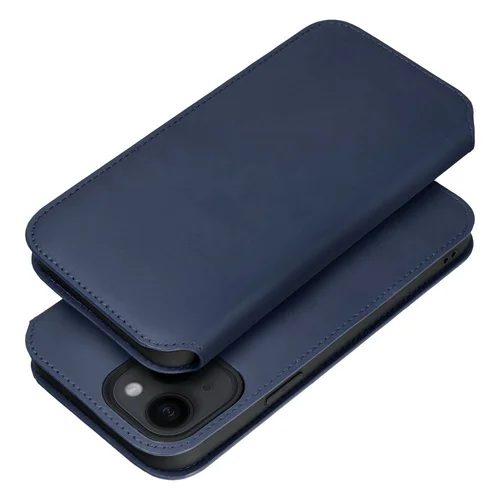 DUAL POCKET knygų dėklas Samsung A14 tamsiai mėlynas image 2