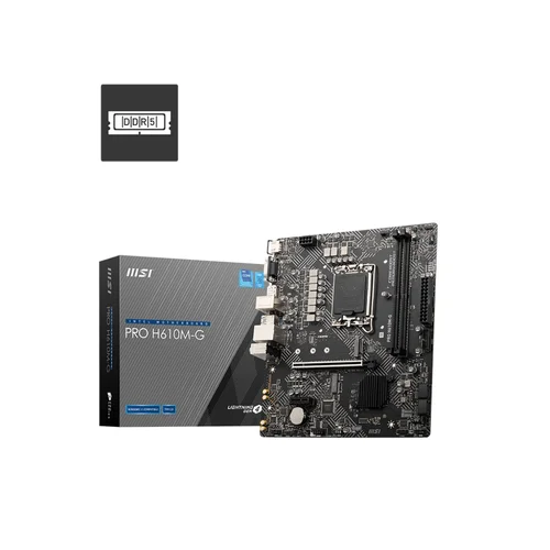 MSI PRO H610M-G Intel H610 LGA 1700 micro ATX pagrindinė plokštė image 1
