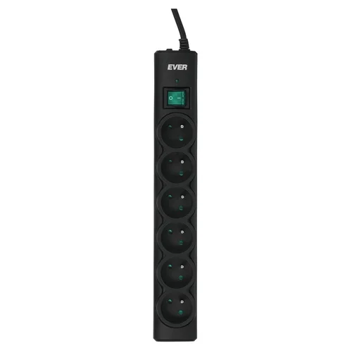 Ever OPTIMA T/LZ08-OPT015/0000, 1,5 m, 6 UTE, 10 A, juoda image 3