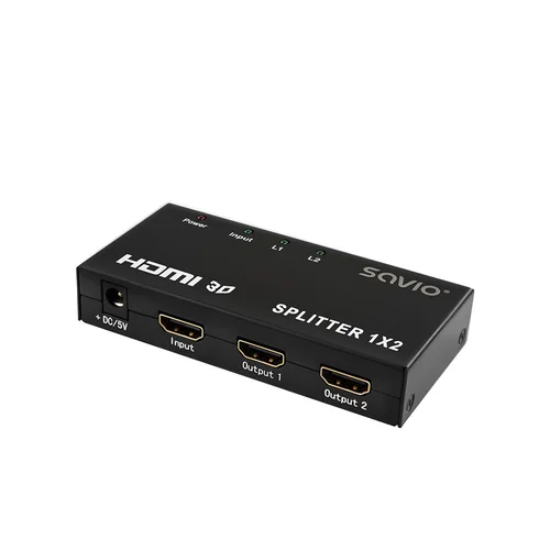 Savio CL-42 HDMI vaizdo skaidiklis, 2 išėjimai image 2