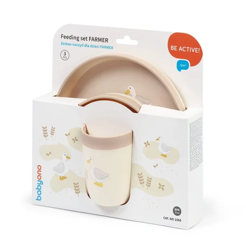 BabyOno lėkštė dubenėlis puodukas 1565 image 3