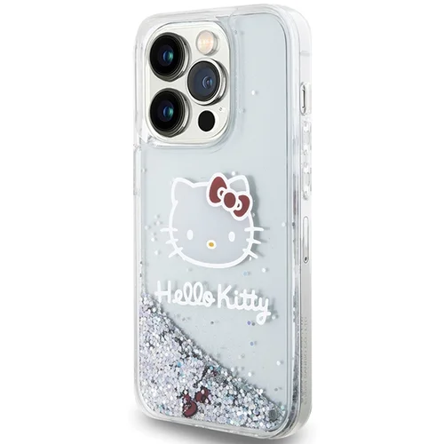 Hello Kitty dėklas iPhone 15 Pro, sidabrinis image 2
