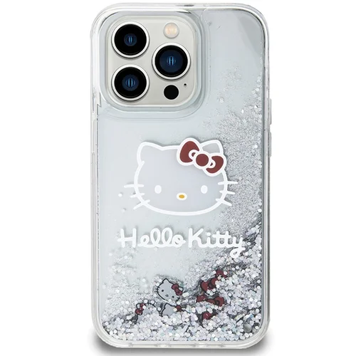 Hello Kitty dėklas iPhone 15 Pro, sidabrinis image 3