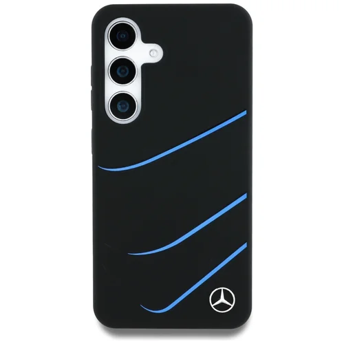 Mercedes silikoninis MagSafe dėklas Galaxy S25, juodas image 3