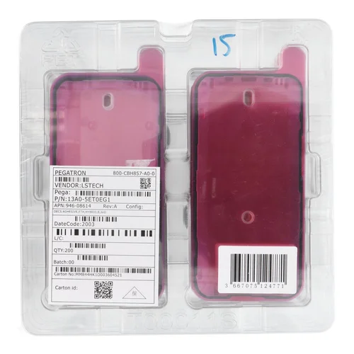 ServicePack lipni ekrano plėvelė iPhone 15, 200 vnt. image 1