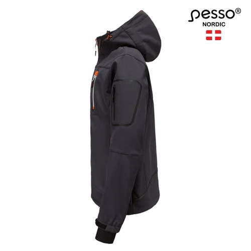 PESSO Acropolis Softshell striukė, pilka XS image 3