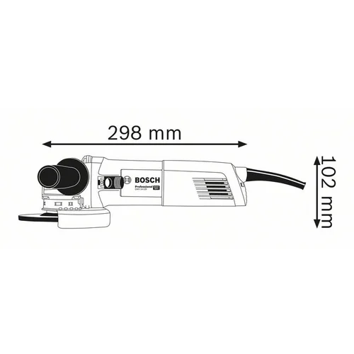 BOSCH GWX 14-125 Kampinis šlifuoklis su X-LOCK image 2