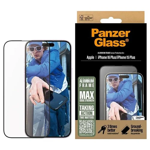 PanzerGlass 2851 Ultra-Wide Fit ekrano apsauga iPhone 16 Plus image 1