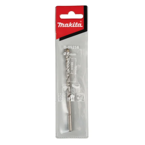 Makita D-05256 grąžtas mūrui, 6x100mm STANDARD image 2