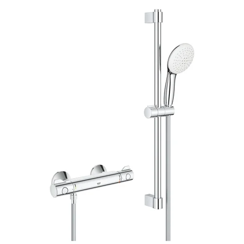 Grohe Grohtherm 800 termostatinis dušo maišytuvas komplektas su stovu image 1