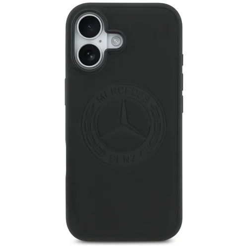 Mercedes-Benz Leather Vintage Logo MagSafe dėklas iPhone 17, juodas image 3