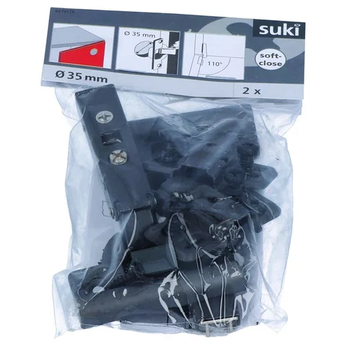 Suki Lankstas baldams 3.5 cm, 110°, Juoda, 2 vnt. image 2