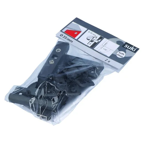 Suki Lankstas baldams 3.5 cm, 110°, Juoda, 2 vnt. image 3