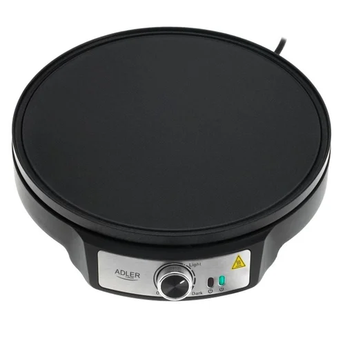 Adler AD 3093 elektrinė blynų keptuvė 2 in 1, juoda image 1