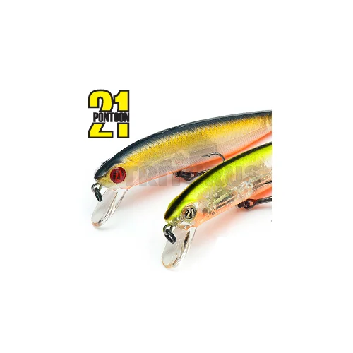 Pontoon21 Dexter Minnow 93S-SR 93 mm A62 Crash Fresh Chartreuse Silver image 1