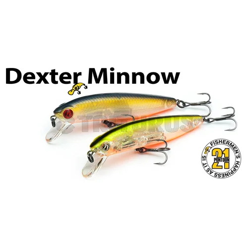 Pontoon21 Dexter Minnow 93S-SR 93 mm A62 Crash Fresh Chartreuse Silver image 3