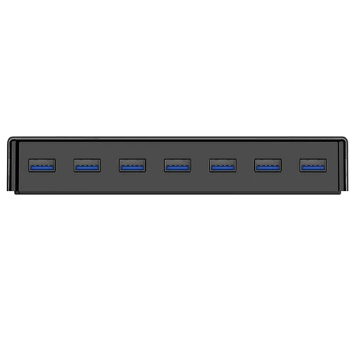 Orico H7928-U3-V1 7 prievadų USB-A 3.0 šakotuvas, juodas image 2