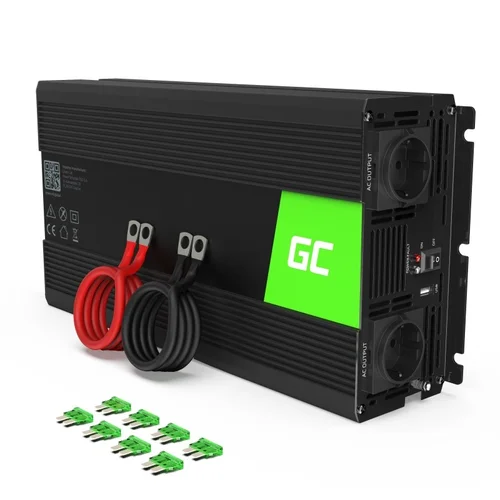 Žalioji ląstelė INV25 1500 W inverteris, juodas image 1