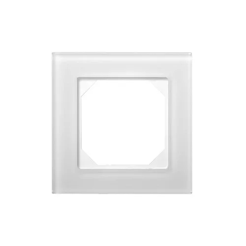 LIREGUS EPSILON vienvietis rėmelis, baltas matinis stiklas image 1