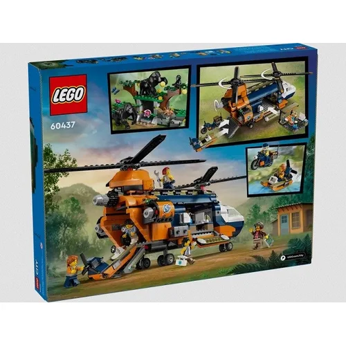 LEGO City 60437 Džiunglių tyrinėtojo sraigtasparnis bazės stovykloje image 2