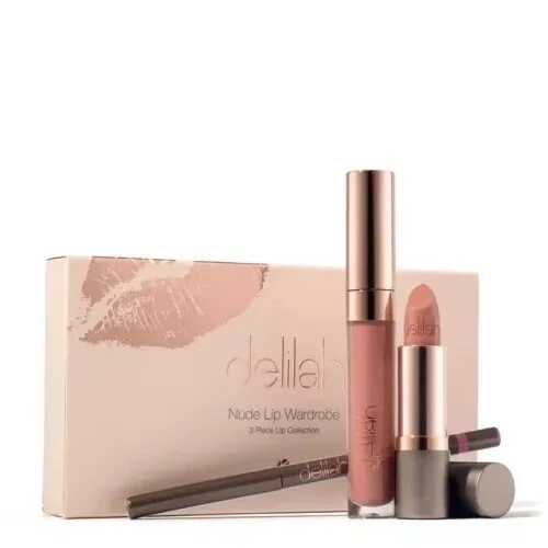 DELILAH Nude Lip Wardrobe lūpų rinkinys image 1