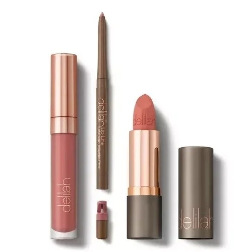 DELILAH Nude Lip Wardrobe lūpų rinkinys image 2