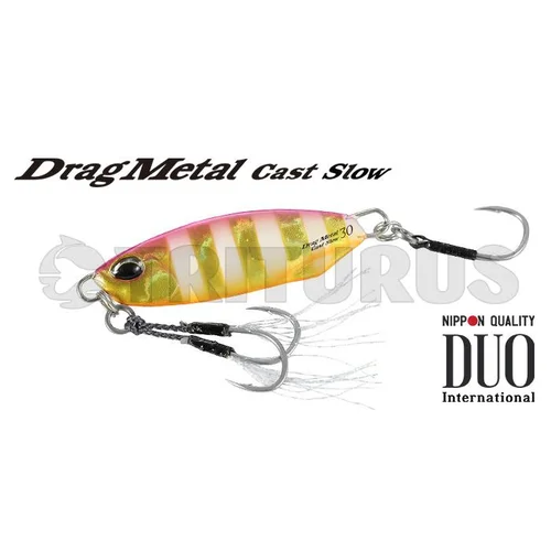 DUO Drag Metal Cast Slow 40 g PDA0101 Zebra Glow image 2