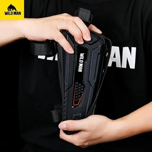 WILDMAN M90 dviračio rėmo krepšys 1 L, juodas image 3