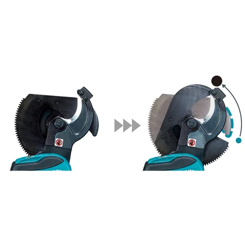 Makita DTC101ZK 18V LXT be akumuliatorių ir kroviklio kabelių karpytuvas image 3