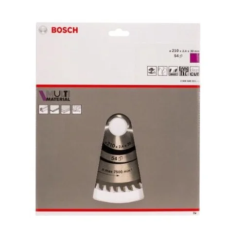 Bosch Pjovimo diskas Standart Multi Material 210x30 mm 2608640511 image 2