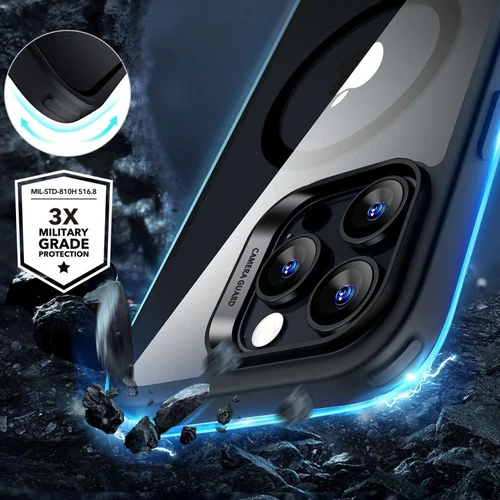 ESR Classic Hybrid HaloLock MagSafe dėklas iPhone 16 Pro su stiklu image 1