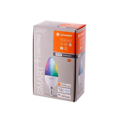 Ledvance LEMPUTĖ LED WIFI B40 E14 4.9W 470LM RGBW image 2