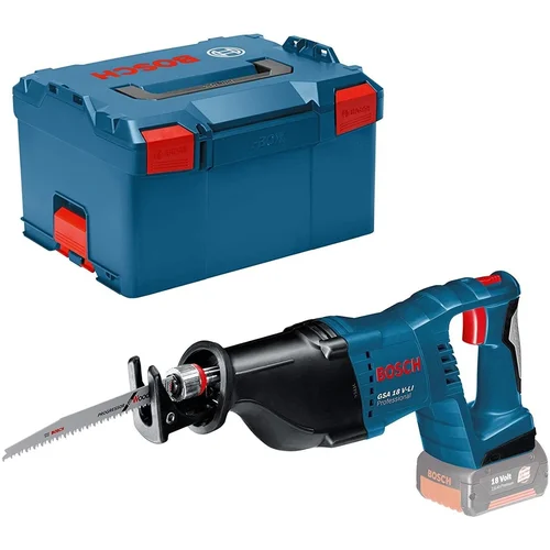 BOSCH GSA 18 V-Li tiesinis pjūklas SOLO L-Boxx (18V be akumuliatorių ir kroviklio) image 1