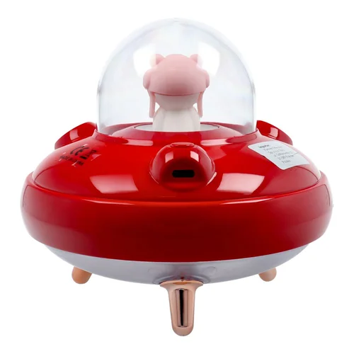 UFO aromaterapinis drėkintuvas 400 ml, raudonas image 2