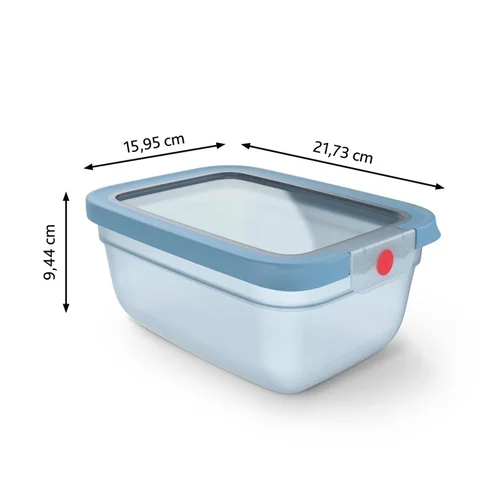 Tefal ONECLICK Maisto dėžutė 1.5 L Mėlyna image 3
