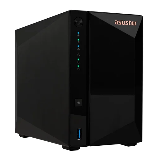 Asustor DRIVESTOR 2 Pro Gen2 AS3302T v2 NAS, 2 vietų, juodas image 2