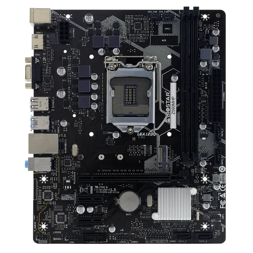 Biostar Z590MHP Z590 LGA 1200 micro ATX pagrindinė plokštė image 2