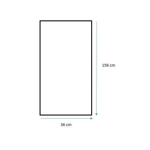 BD ART. VEIDROD PASTATOM SU RĖMU 156×36 cm Juoda image 2