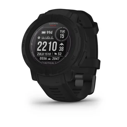 Garmin Instinct 2 Solar Taktinis leidimas 45 mm juodas image 1