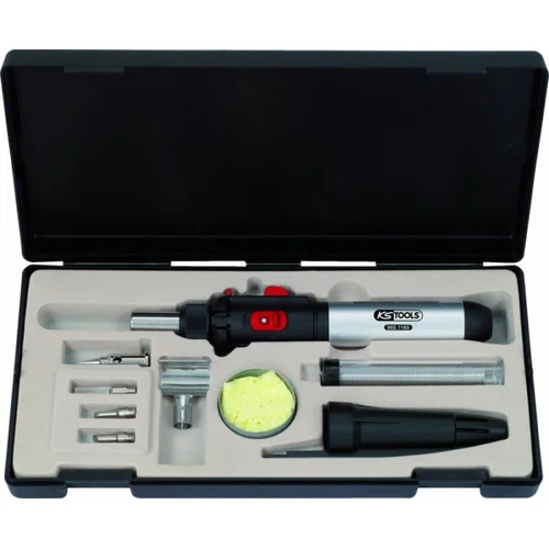 KS Tools Mikro dujinio degiklio rinkinys 10-vnt. image 1