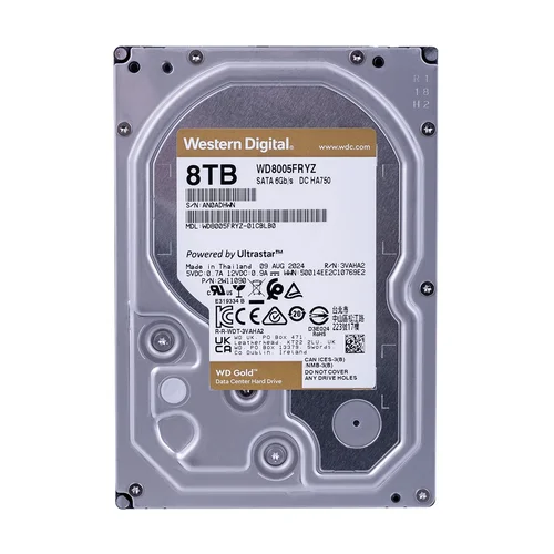 Western Digital Gold WD8005FRYZ 8 TB 3,5 col. HDD image 1