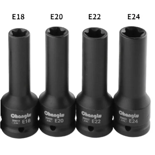 CHANGLU TOOLS prailginta smūginė galvutė 3/4'' x E20 E-Torx image 2