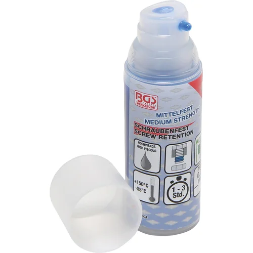BGS technic 80604 vidutinio stiprumo varžtų klijai, 50 g image 1