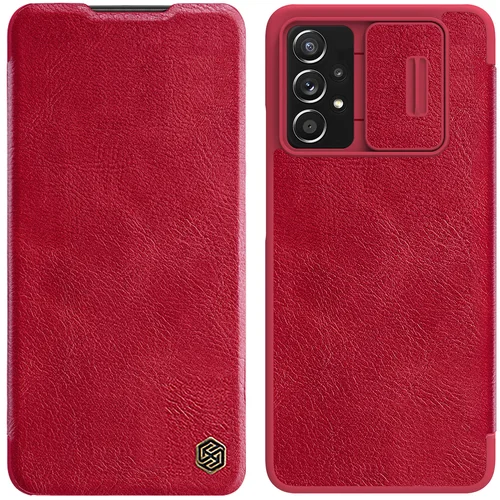 Nillkin Qin odinis dėklas Samsung Galaxy A73, raudonas image 1