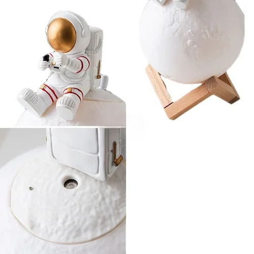 AFSH astronauto stalinė lempa-drėkintuvas, 28 cm image 2